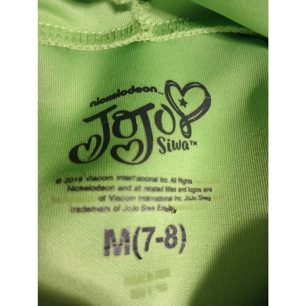 JoJo Dress Girls 7/8 Green Short Sleeve‎ Pink Tulle